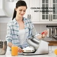 thumbnail image 6 of SPECSTAR Electric Ice Shaver Snow Cone Maker Machine Silver 143lbs/H for Home and Commercial Use, 6 of 7