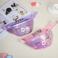 thumbnail image 5 of Toyvian 2Pcs Glitter Waist Bag with 3D Ears and Embroidery for Traveling and Shopping, 5 of 7