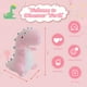 thumbnail image 2 of Furvana Lindo Dinosaurio Peluche Animal Peluche Adorable Suave Dino Peluches Dinosaurio Juguete Peluches Y Regalos De Cumpleaños para Niños Niñas Niños (Rosa 10 Pulgadas), 2 of 5