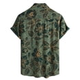 thumbnail image 4 of Shirts for Men Hawaiian Vintage Printed Short Sleeve Button Down Shirts Casual Lightweight Beach Shirt, 4 of 5