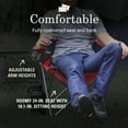 thumbnail image 3 of Coleman Broadband Mesh Quad Adult Camping Chair, Red, 3 of 8