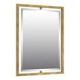 thumbnail image 2 of QR1857WS Quoizel Lighting Reflections - 32 Inch Rectangular Mirror-Weathered Brass Finish, 2 of 5