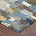 thumbnail image 3 of Addison Rugs Chantille Indoor/Outdoor Transitional Stripes Navy Machine Washable Rectangle Rug, 9' x 12', 3 of 8