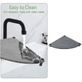 thumbnail image 4 of Instant Dry Kitchen Sink Organizer Diatomite Stone Tray Absorbent Mat for Soap Holder Sponge and Toothbrush Cup Coasters, 4 of 5