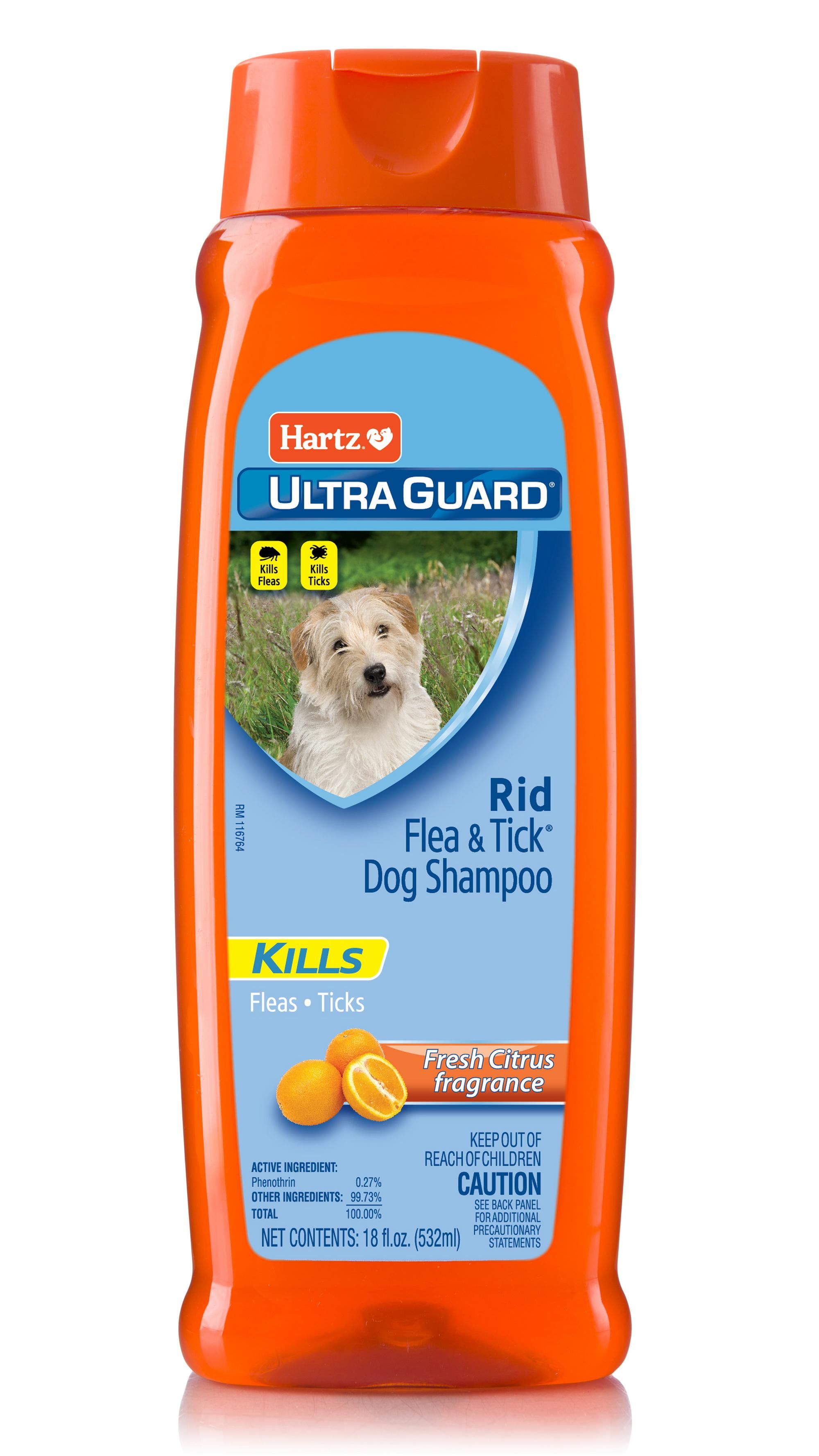 Hartz UltraGuard Citrus Flea And Tick Shampoo For Dogs, 18oz