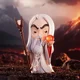 thumbnail image 3 of In Stock Original The Lord of the Rings Aragorn Legolas Balrog Sauron Gollum Frodo Baggins Gandalf Figure Genuine Anime Model, 3 of 5