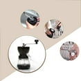 thumbnail image 3 of Baalaka Manual Coffee Bean Grinder Small, Ceramic Burr, 2 x 11oz Glass Jars, Stainless Steel Handle for Drip, Espresso, French Press & Turkish Brew, 3 of 7