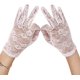 thumbnail image 2 of Guantes de protección solar blancos Guantes cortos de encaje para conducir Protección UV floral Protección solar Protección para las manos Guantes elásticos Encaje Boda Noche Mujeres sexy, 2 of 5