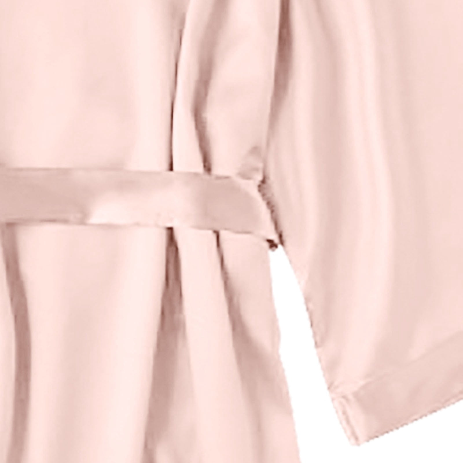 BONIXOOM Pajamas For Women Family Christmas Pajamas Matching Sets Sleepwear None Long Sleeve Sleep Tops Solid Pink M