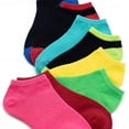 thumbnail image 4 of Colorfut Women's 20 Pairs Colorful Patterned Low Cut/No Show Socks WL02-AB, 4 of 5