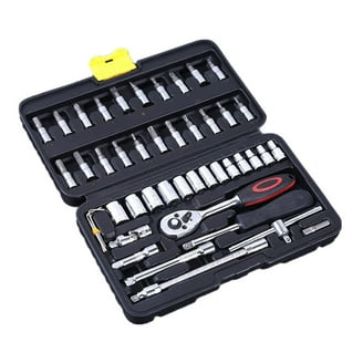 HYHY セット Hyper Tough 113 Piece Mechanics Tool Set, 1/4 and 3/8 Inch