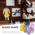 thumbnail image 3 of PTOOTP Bunny Shaped Tableware Pouch Nonwoven Fabric Easter Party Favor Bags 20 Pieces Festive Decor, 3 of 5