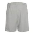 thumbnail image 4 of MIUOWANP Men's Sport Shorts with Zipper Pockets Solid Color Adjustable Buckle Ice Silk Quick Dry Five-Point Pants Size L(6)Gray, 4 of 4