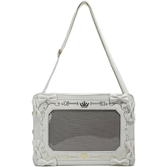 Cute Ita Bag Multi-Purpose Crossbody Bag Messenger Bag Shoulder Tote Bag Purse  Anime Pin Display Bag for Cosplay