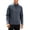 Dark Gray, variant on Gytharion Men's Plus Size Pullover Tops Quarter-zip Stand Collar Blouses Solid Color Long Sleeve Casual Tops