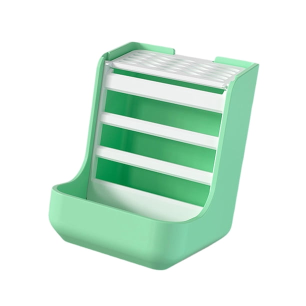 Comedero de heno para animales pequeños, práctico y duradero, para conejos. verde