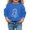 Blue, variant on Girls Halloween Print Long Sleeve Sweatshirt Pullover Lined Casual Top with Shelf Bra for Women Halloween