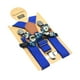 thumbnail image 5 of Juego de tirantes y pajarita para niños con 3 pinzas en forma de Y, práctico y portátil, para niños de 1 a 8 años. Azul, 5 of 9