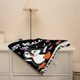 thumbnail image 2 of Penguin Blanket,Fleece Lightweight Throws with Cute Penguins Animals for Kids Girls Women,Super Soft Flannel Blankets,Warm Sheet Suitable for All Season,60"x80", 2 of 6