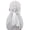 white, variant on Men Women Long Mesh Turban Hat Wigs Breathable Biker Headwrap Chemo Cap Long Tail Pirate Hat Men Headdress