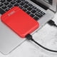 thumbnail image 2 of Caja de disco duro de 2,5 pulgadas Caja SSD ultrafina portátil con interfaz USB 3.0 para unidad portátil (rojo), 2 of 8