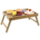thumbnail image 2 of Bandeja de mesa de cama VaeFae de madera de acacia con patas plegables para dormitorio, 2 of 7
