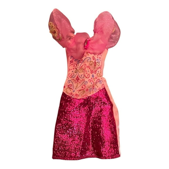 Corinne Doll 3 Three Musketeers Short mini Dress ONly gold pink clothes