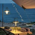 thumbnail image 3 of Gefolly Camping Lamp Solar 6000K 3 Color Outdoor Table Lamp,IP66 Water Resistant Portable Hanging Handheld Tent Light with USB-C Rechargeable for Emergency and Outdoor Use- -Gray, 3 of 5