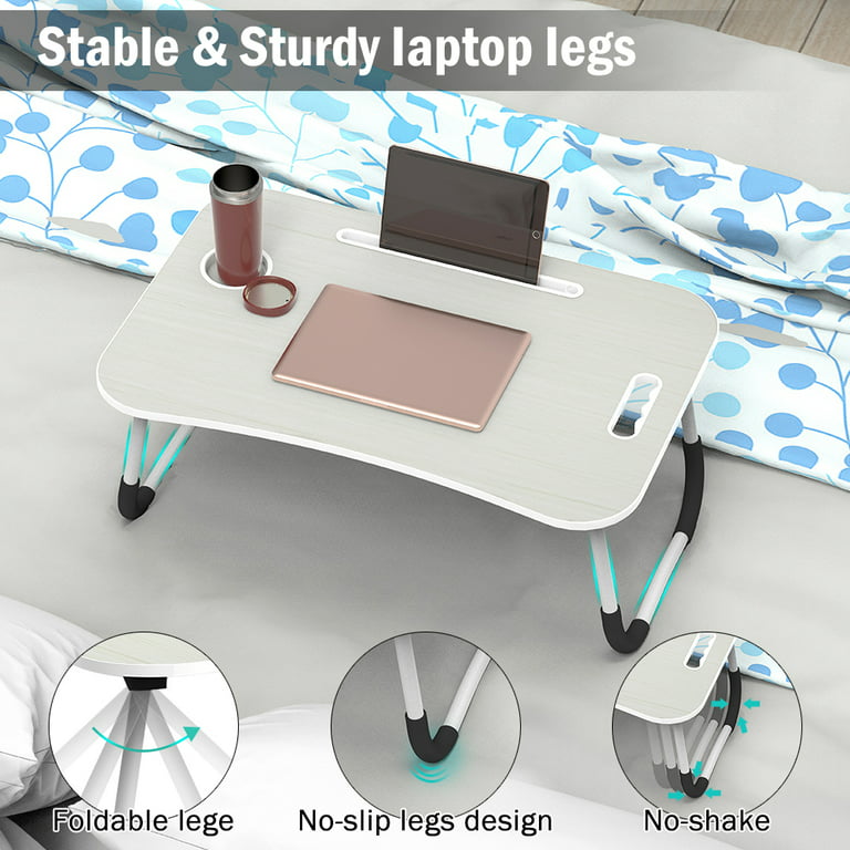 Laptop Desk, Built-in Mouse Pad and Wrist Pad, Bed Desk, Office Laptop Desk  - Laptop desk, laptop table; felt message board, letter board, Plastic  letter board; pet bed, clothes, Office, Household, Pet