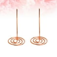 thumbnail image 2 of Shisuyan Rose Golden Paper Message Holder Metal 2Pcs 5.7x3In, 2 of 8