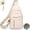 White, variant on Women's Fashion Casual Solid Color Crossbody Bag, Solid Color Lightweight Crossbody Bag, Solids Colors Handbag