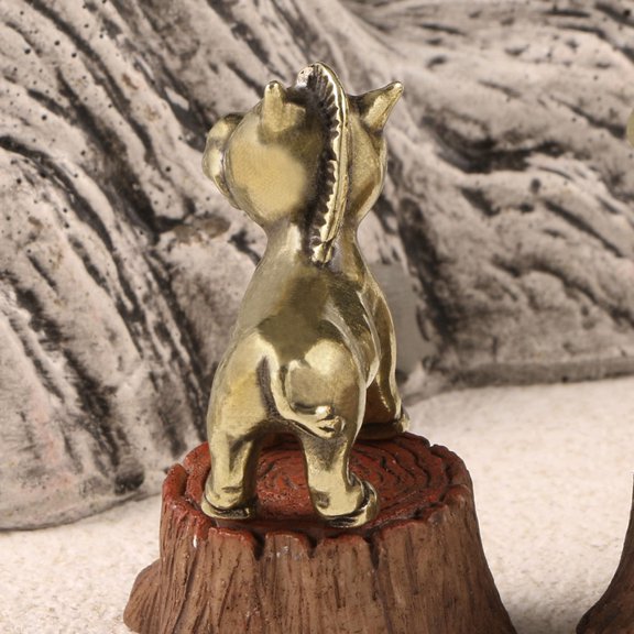 PTOOTP Brass Horse Statue Animal Statue Decor Vintage Golden 1Set