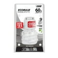 thumbnail image 4 of Feit Electric 60W Equivalent CFL Twist Light Bulb on GU24 Base, Non-Dimmable,, 4 of 5