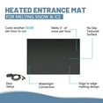 thumbnail image 6 of NAIZEA Snow Melting Mats, Residential Snow Melting Stair Mats, Roof and Valley Heating Mats, Snow and Ice Melting Mats, Outdoor Non-slip Mats, 6 of 8