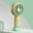 Green-GN, variant on MMJ Portable Fan Handheld Cute Mouse USB Rechargeable Mini Quiet Compact Personal Outdoor 3.15x2.76x6.69in