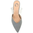 thumbnail image 5 of Journee Womens Ollie Mules Low Stiletto Pointed Toe Pumps, 5 of 10