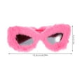 thumbnail image 2 of unbranded Lentes De Sol Peludas Para Mujer Cómodo Y Para Eventos, 2 of 6