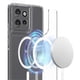 thumbnail image 2 of For Motorola Edge 50 Neo 5G Clear Case TPU+Acrylic Magnetic Phone Cover Compatible with MagSafe, 2 of 5