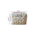thumbnail image 3 of Fashion Organizer Case Cosmetic Cases For Women Travel Organizer Lipsticks Bag Student Wash Pouch Storage Toiletry Bag Canvas Cosmetic Bag Makeup Bags Flower A, 3 of 8