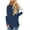 Blue sweatshirt women, variant on Usmixi Winter Womens Sweatshirt Womens Workout Sweatshirt Comfy Breathable Loose Round Neck Ladies Sports Pullover Blouses Shirts Trendy Color Patchwork Long Sleeve Sweatshirt Tops Weekly