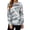 Khaki, variant on 67 Women Long Sleeve Round Neck Camouflage Print Loose Street Fashion Pullover Sweatshirt