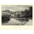 thumbnail image 2 of Hakewill, James 24x19 White Modern Wood Framed Museum Art Print Titled - View of Beaumont Lodge, 2 of 4