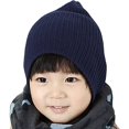 thumbnail image 4 of Little Kids Blue Beanie Hat, 4 of 5