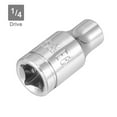 thumbnail image 3 of 2Pcs 1/4-inch Drive E6 Torx Shallow Socket, Cr-V Steel, 3 of 4