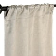 thumbnail image 2 of Superior Senna Blackout Curtains Set of 2, Rod Pocket Curtain Panel Pair, Beige, 26"W x 63"L, 2 of 10