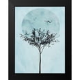 thumbnail image 2 of Halli, Hal 19x24 Black Modern Framed Museum Art Print Titled - Full Moon Tree III, 2 of 5