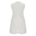 thumbnail image 5 of Mitankcoo Summer Jumpsuits for Women Dressy V Neck Sleeveless Fashion Rompers Shorts Trendy Beach Vacation Outfits, 5 of 8