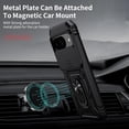 thumbnail image 3 of for Google Pixel 9 Pro XL Case with Camera Lens Cover, HD Screen Protector, 10 FT Military Grade Drop Protection, Magnetic Ring Holder Kickstand Protective Phone Case, Black, 3 of 7