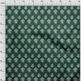 thumbnail image 3 of oneOone Georgette Viscose Fabric Leaves & Floral Block Printed Craft Fabric BTY 42 Inch Wide, 3 of 5