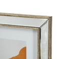 thumbnail image 3 of A&B Home Modern Abstract Framed Under Glass Wall Art - Set of 3 - 22"W x 26"H x 0.6?L - Blue/Orange, 3 of 5